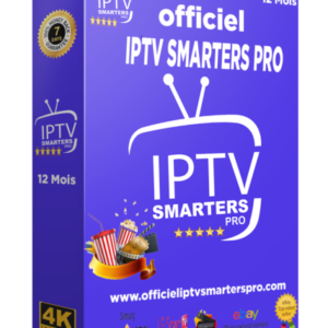 IPTV SMARTERS PRO 12 mois