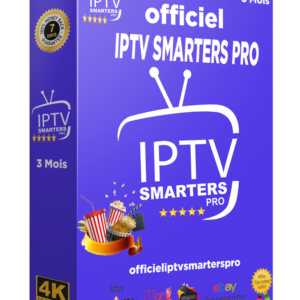 Abonnement IPTV SMARTERS PRO 3 mois