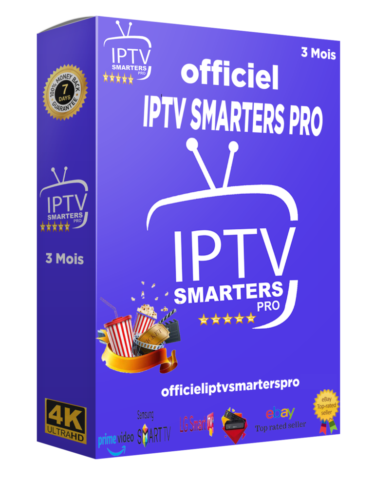 Abonnement IPTV SMARTERS PRO 3 mois